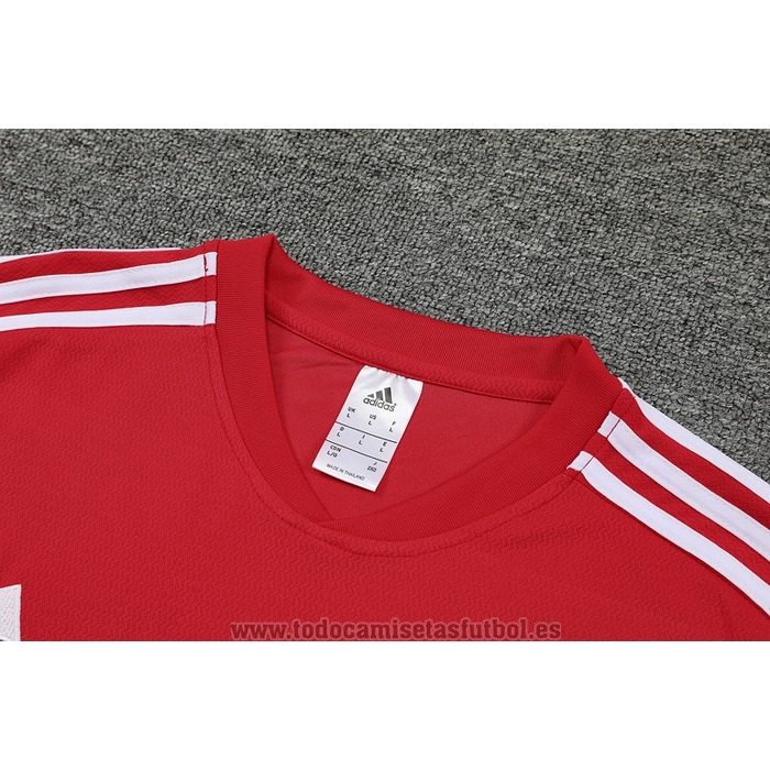 Chandal del Arsenal Manga Corta 2022-2023 Rojo - Pantalon Corto